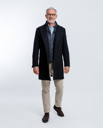 Dark Blue Overcoat